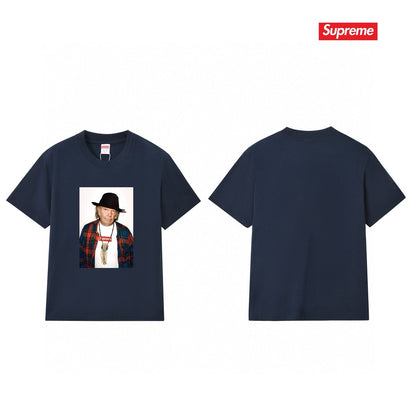 Supreme Print Casual T-Shirt (Unisex）