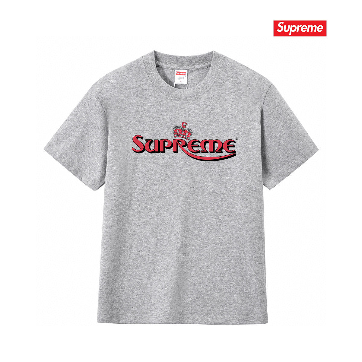 Supreme Print Casual T-Shirt (Unisex）