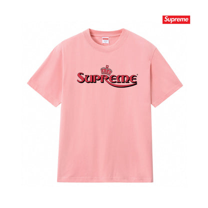 Supreme Print Casual T-Shirt (Unisex）