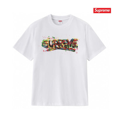 Supreme Print Casual T-Shirt (Unisex）