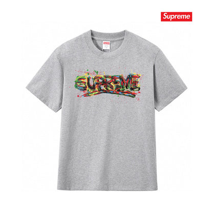 Supreme Print Casual T-Shirt (Unisex）