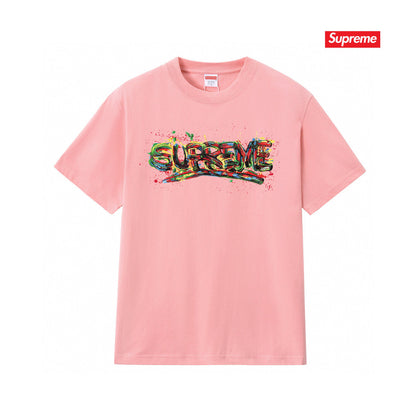 Supreme Print Casual T-Shirt (Unisex）