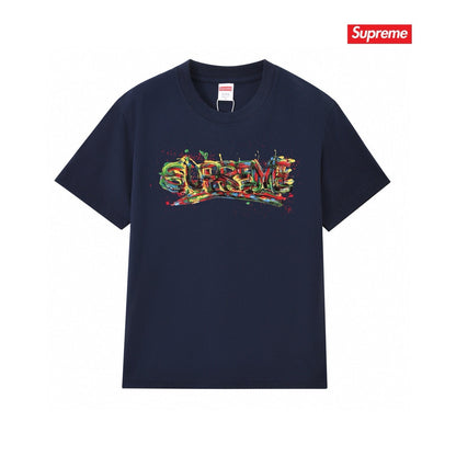 Supreme Print Casual T-Shirt (Unisex）