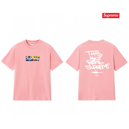 Supreme Logo Casual T-Shirt (Unisex）
