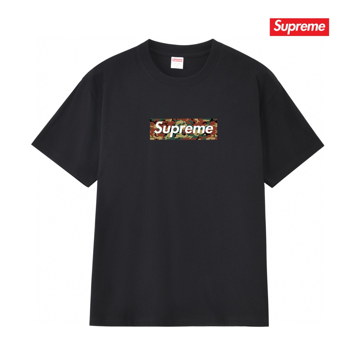 Supreme Logo Casual T-Shirt (Unisex）