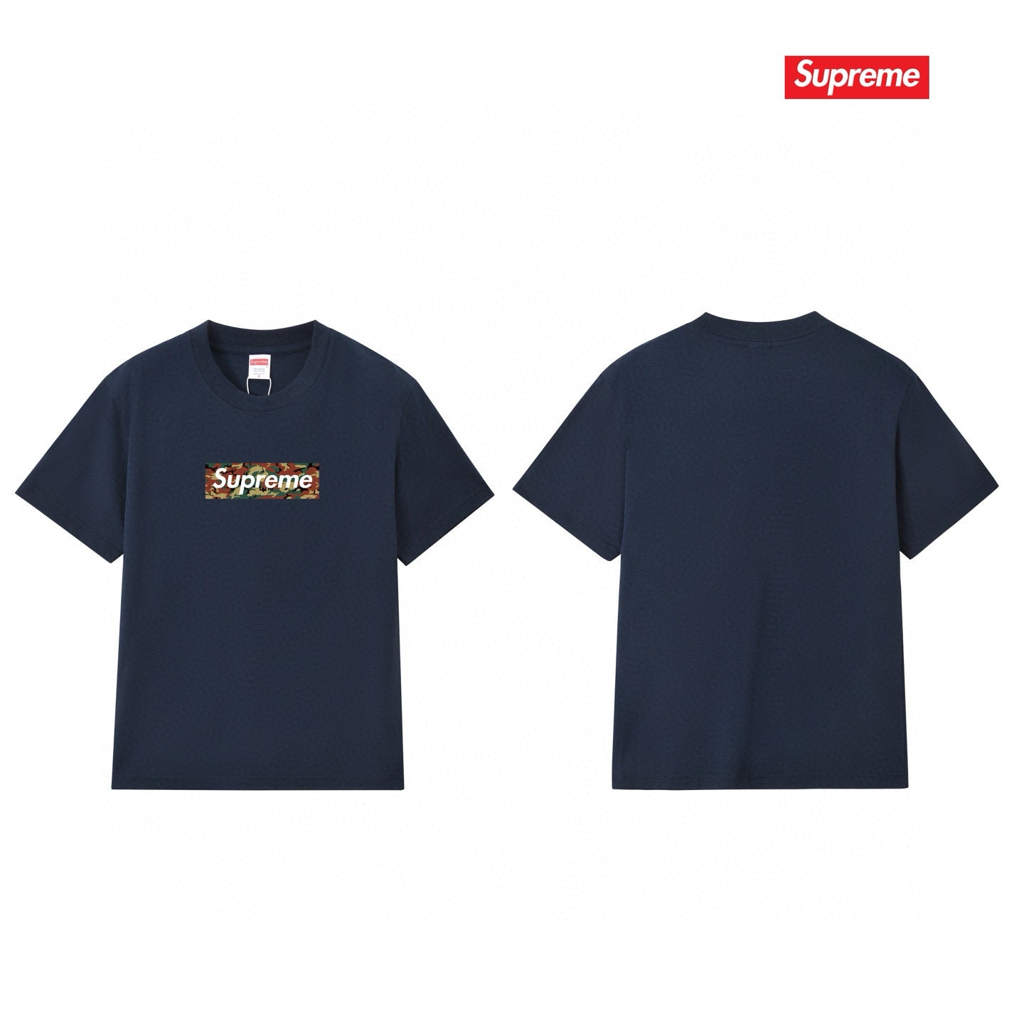 Supreme Logo Casual T-Shirt (Unisex）