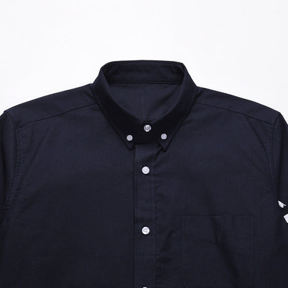 Thom Browne 4-Bar Embroidery Shirt