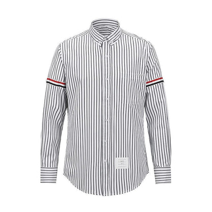 Thom Browne 4-Bar Stripes Shirt