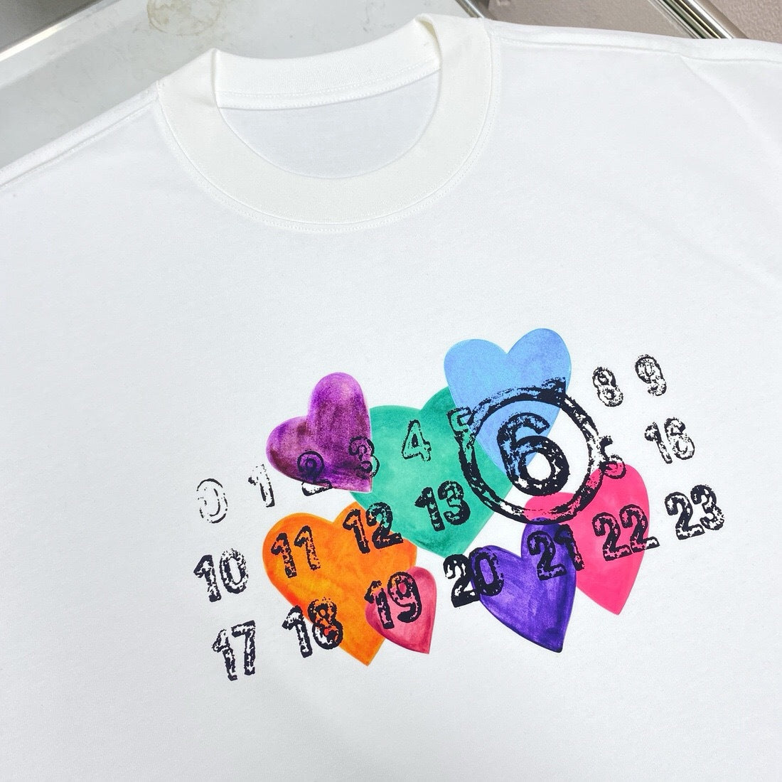 Maison Margiela MM6 Couples' Style T-Shirt