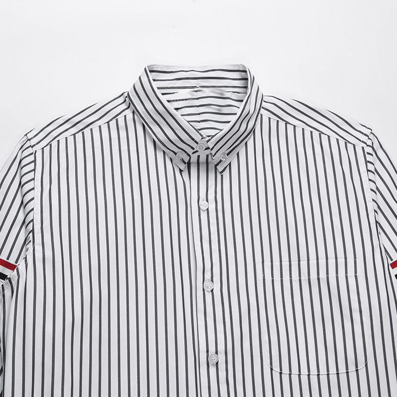 Thom Browne 4-Bar Stripes Shirt