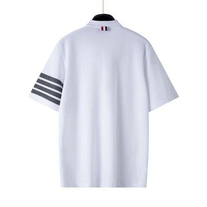 Thom Browne Pocket Stripes POLO Shirt