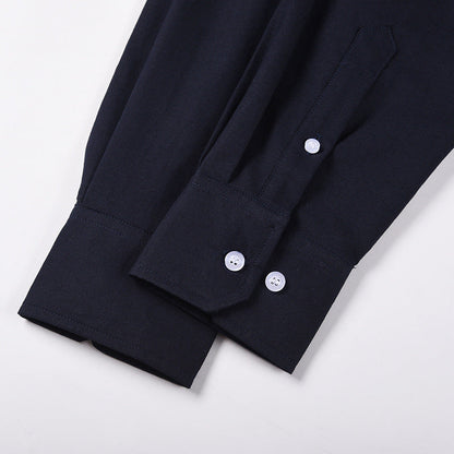 Thom Browne 4-Bar Embroidery Shirt