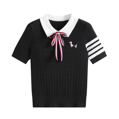 Thom Browne Women Stripe T-shirt