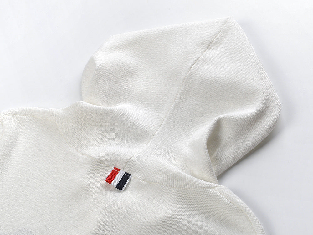 Thom Browne 2025ss Knitted Hoodie