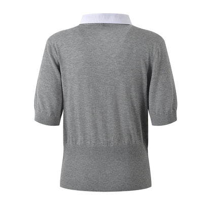 Thom Browne Women Ribbon POLO shirt