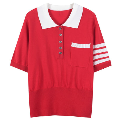 Thom Browne  Women puppy POLO shirt