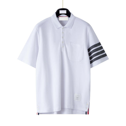 Thom Browne Pocket Stripes POLO Shirt