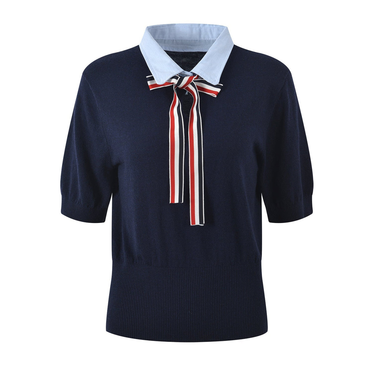 Thom Browne Women Ribbon POLO shirt