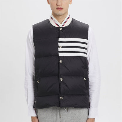 Thom Browne 4-Bar Down vest