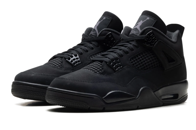 Nike Air Jordan 4 Retro Triple Black Sneakers