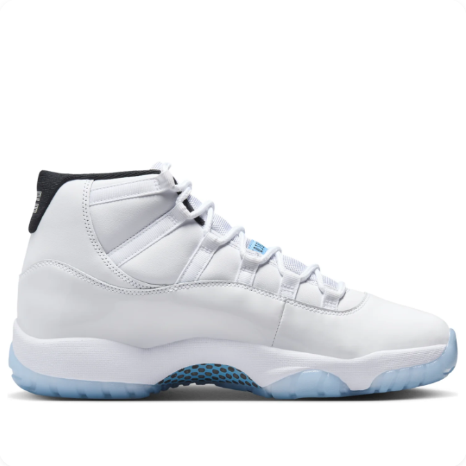 Nike Air Jordan 11 Retro White & Icy Blue Sneakers