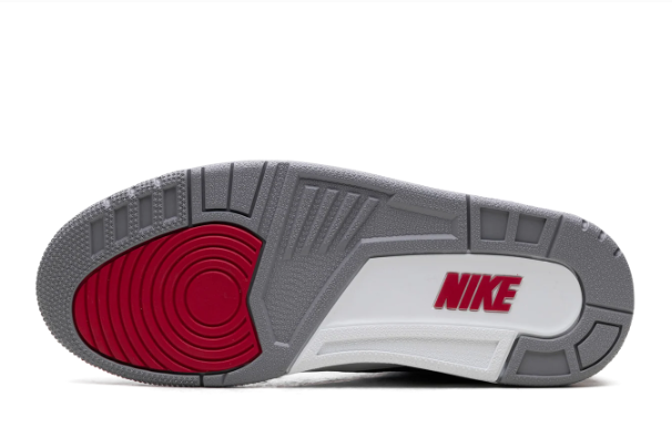 Nike Air Jordan 3 Retro Black Gray & Red Sneakers