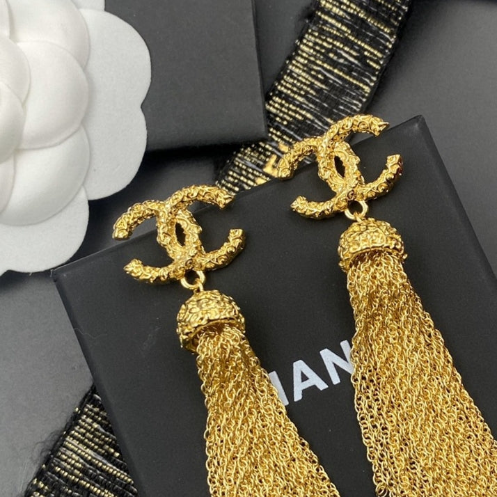 CHANEL Tassel Earrings
