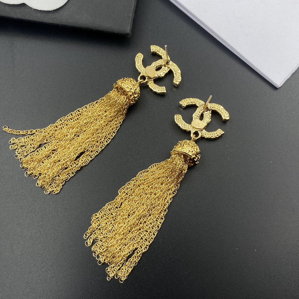 CHANEL Tassel Earrings