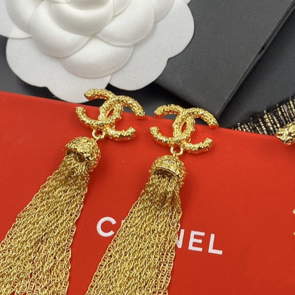 CHANEL Tassel Earrings