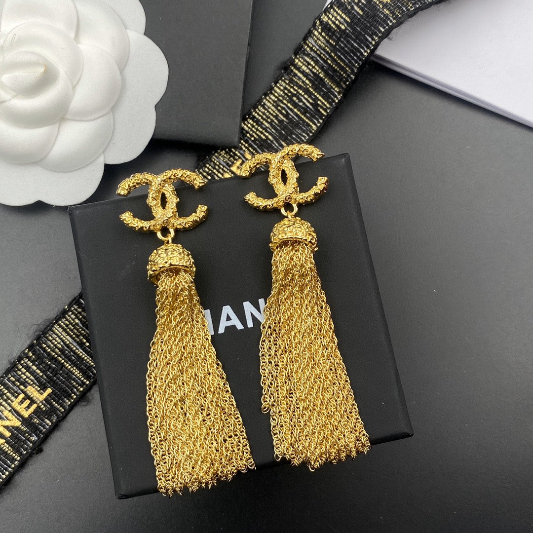 CHANEL Tassel Earrings