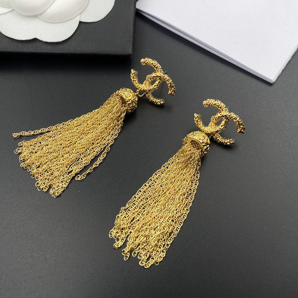 CHANEL Tassel Earrings
