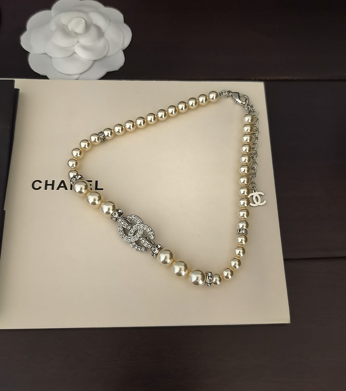 P65 Pearl Crystal Necklace