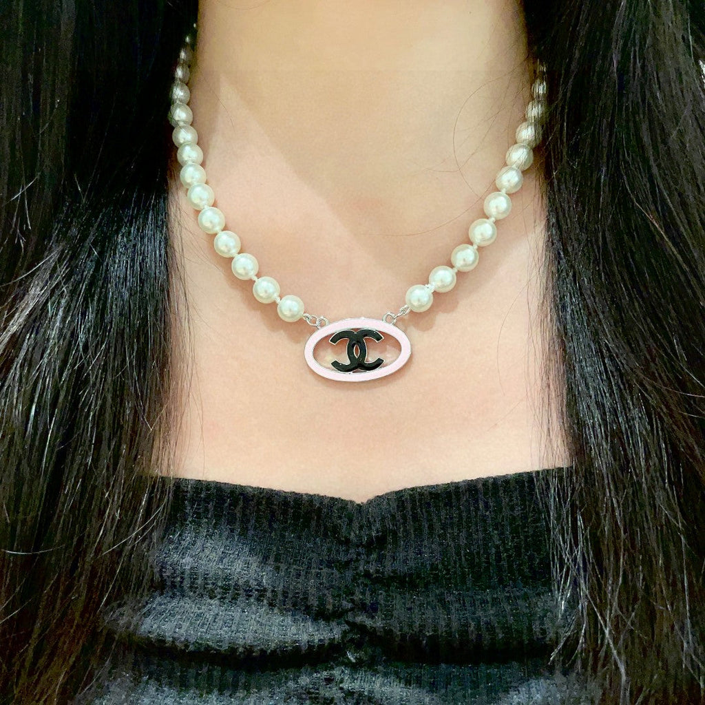 CHANEL P105 Pearl Double-C Necklace