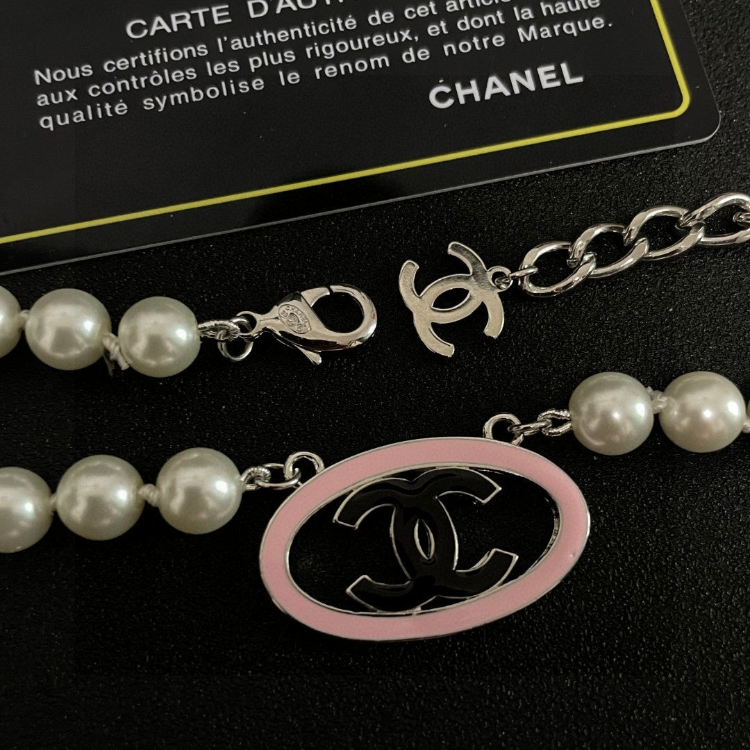 CHANEL P105 Pearl Double-C Necklace