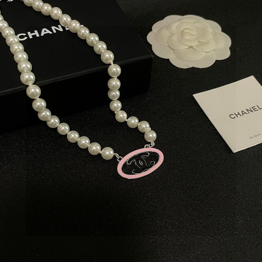 CHANEL P105 Pearl Double-C Necklace