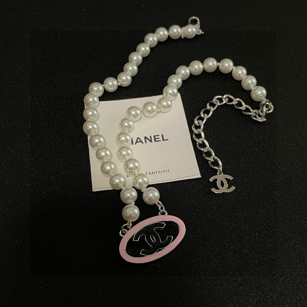 CHANEL P105 Pearl Double-C Necklace