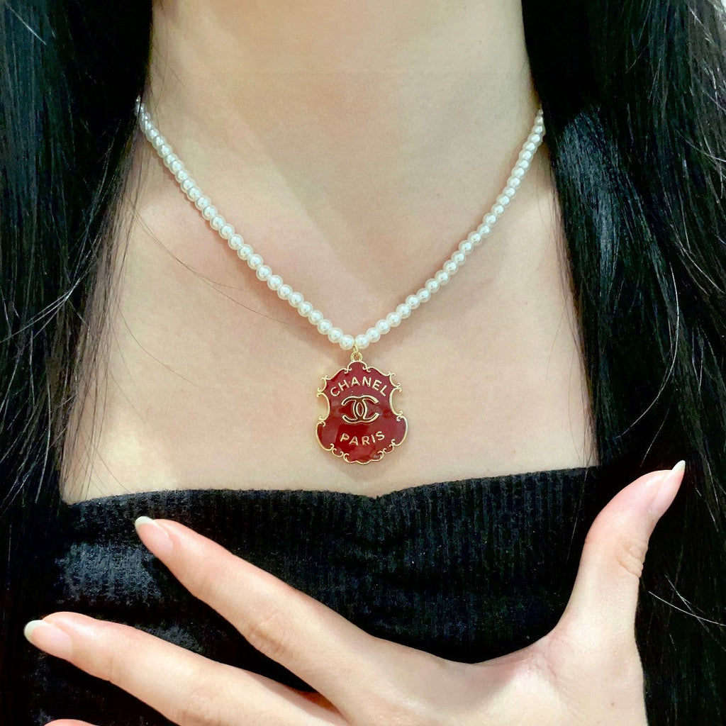 CHANEL P95 Pearl Double-C Necklace