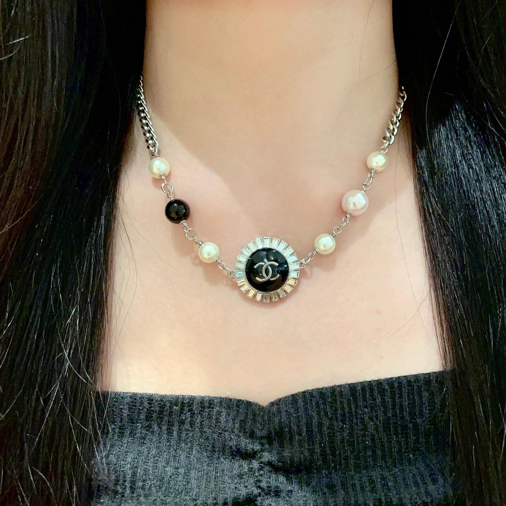 CHANEL P110 Pearl Double-C Necklace
