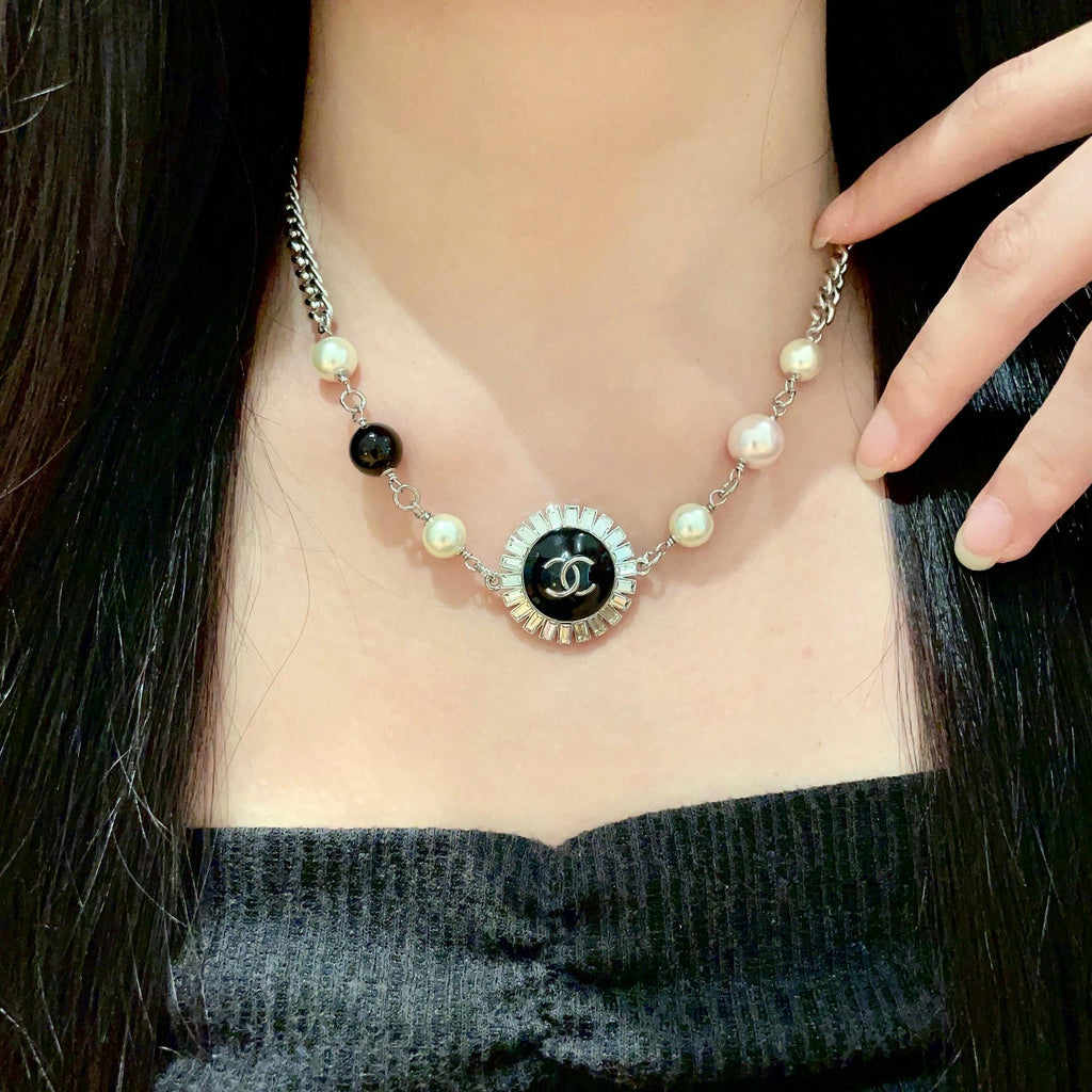 CHANEL P110 Pearl Double-C Necklace