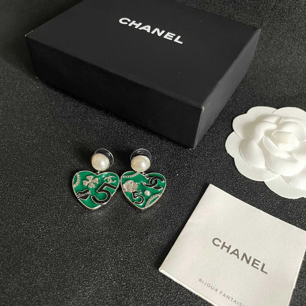 CHANEL P95 Pearl Double-C Earrings