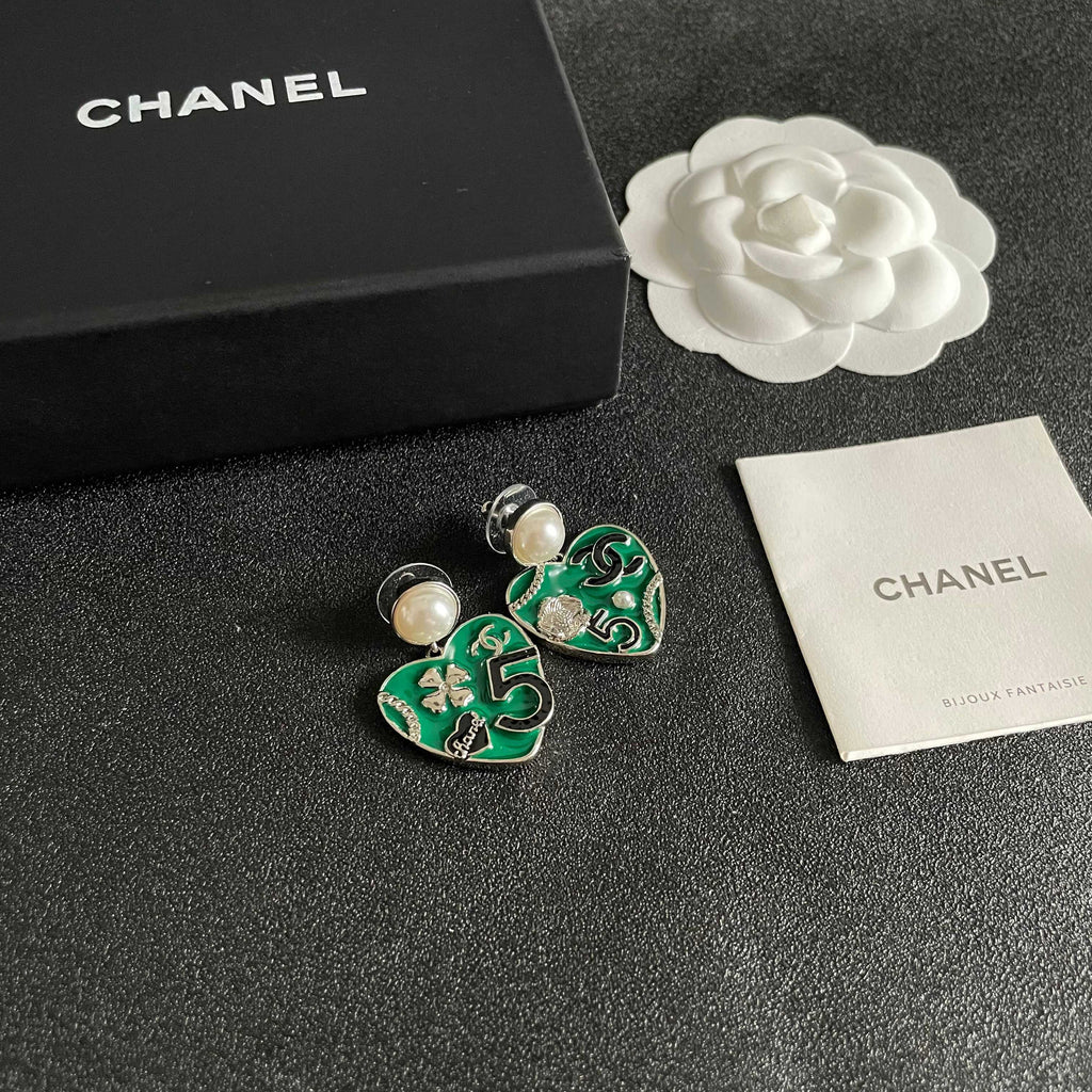 CHANEL P95 Pearl Double-C Earrings