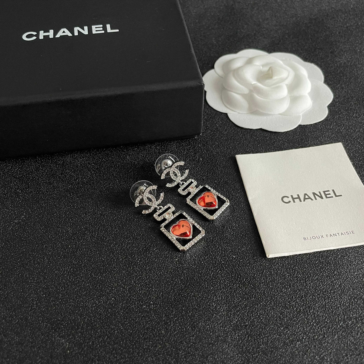 CHANEL P80 Double-C Earrings