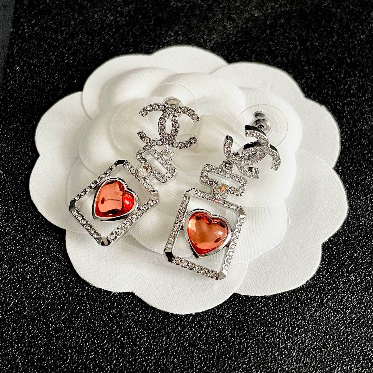CHANEL P80 Double-C Earrings