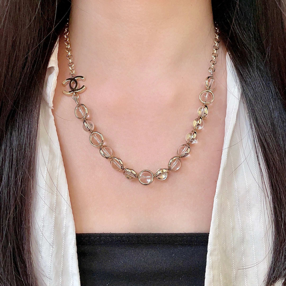 CHANEL P115 Double-C Necklace