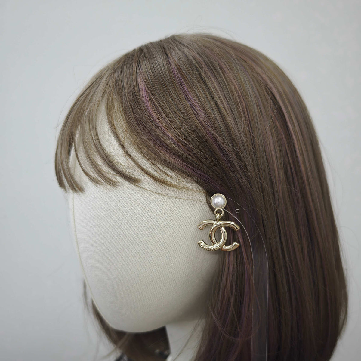 CHANEL Pearl Earrings