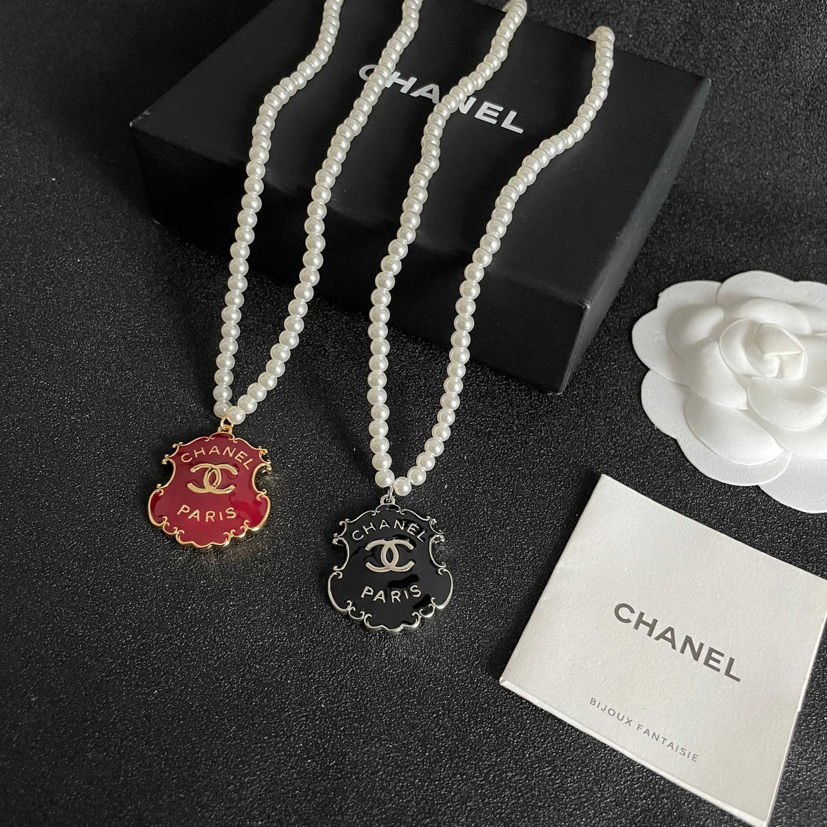 CHANEL P95 Pearl Double-C Necklace