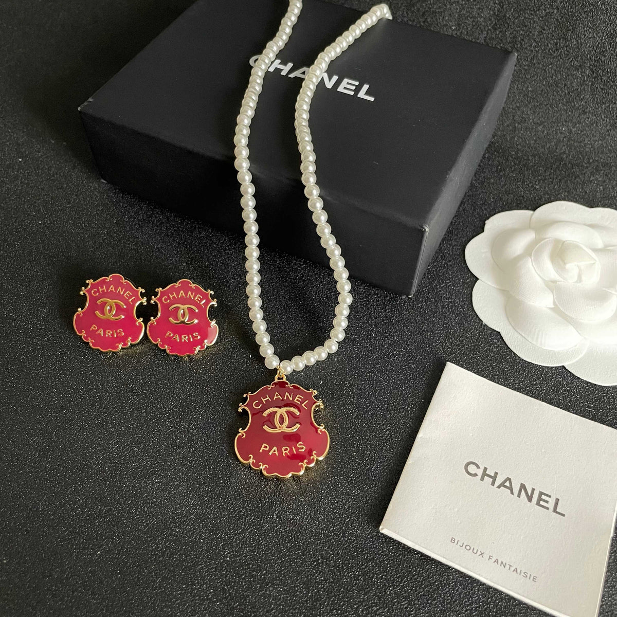 CHANEL P95 Pearl Double-C Necklace