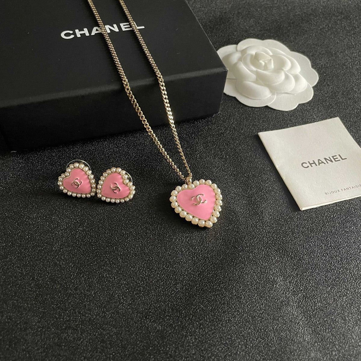 CHANEL P85 Pearl Double-C Necklace