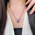 CHANEL P85 Double-C Bow Necklace