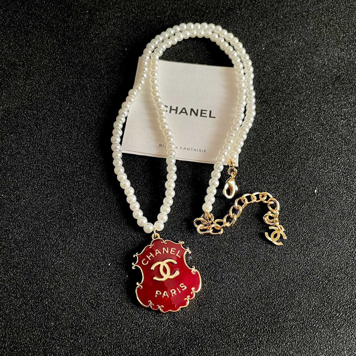 CHANEL P95 Pearl Double-C Necklace